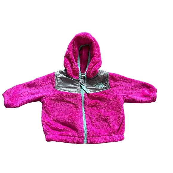 The North Face Infant Girls Pink Oso Hoodie Jacket Size 0-3 Months - Picture 1 of 3